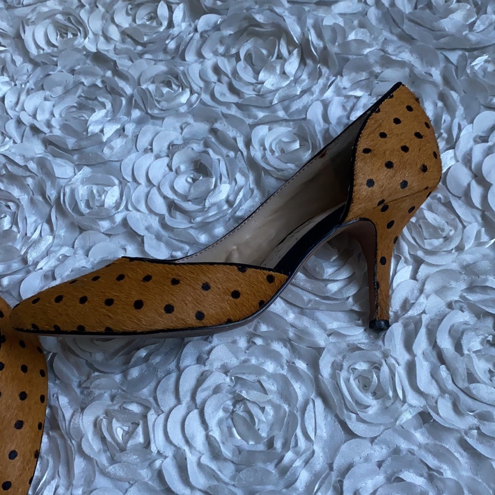 . Sole Society brown calf hair heels size 6 - Picture 3 of 4